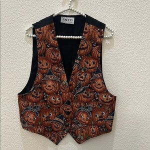 Vintage Facets Halloween Vest M